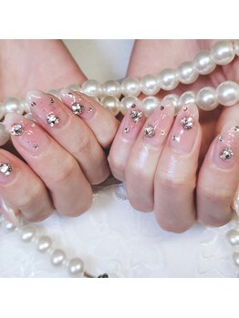ベルネイル(Belle Nail)/チークネイルキラキラネイル