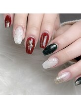 モモ(Momo)/クリスマスネイル