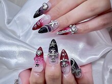 ルビーネイル 名古屋駅桜通口店(RUBY NAIL)/10本長さ出し10本アート付け放題