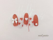ネイルパティオ 浦和店(nail patio)/クリスマスネイル ¥9,980