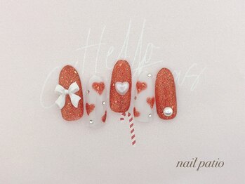 ネイルパティオ 浦和店(nail patio)/クリスマスネイル ¥9,980