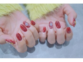 ネイル フライガール(nail FLY GIRL)/クリスマスネイル♪