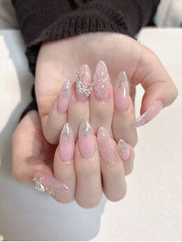 ネイルサロン エフ(ef)/オーロラピンク