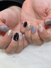 ナナネイル(7.Nail)/水色ニュアンス