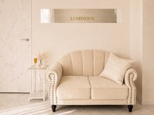 ルミナス(Luminous)の雰囲気（ほっと息つく空間で理想の素肌と癒しをあなたへ届けますように。）