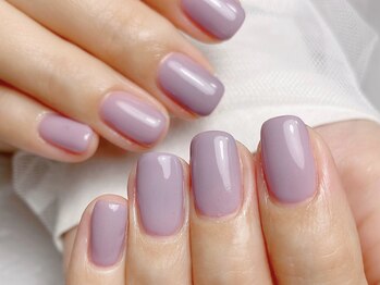 リーフ 海田店(LEAF)/シンプル紫