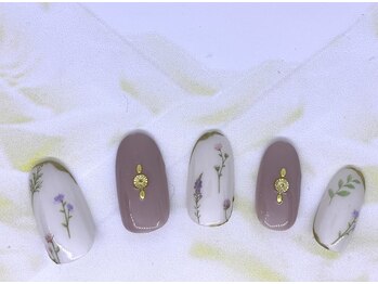 カンゴールサロン 郡山ノース(KANGOL SALON)/ボタニカルフラワーネイル