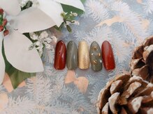 ネイルサロン&スクール ジーナ(GINA)/クリスマスワンカラーネイル