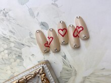 ネイルサロン&スクール ジーナ(GINA)/ぷっくりハートネイル