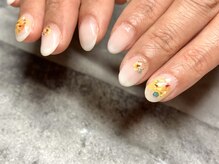 アルシエロ(al cielo)/押花ネイル