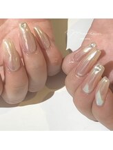 モルテ(morte)/ホワイトミラーネイル