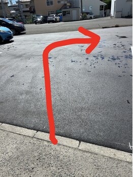 アイラッシュサロン ラベラージュ 江曽島店(La belle age)/駐車場までのご案内3