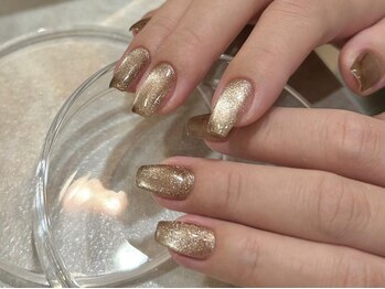 アイネイルズ 渋谷店(I nails)/【Karin.m】ブラウンマグネット