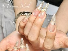 トレンドネイルスタジオ(Trend Nail Studio)/スカルプ+アート持ち込み