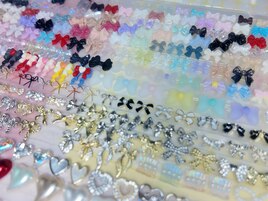 パーツたっぷりで華やかに