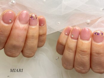 ミアリ(MIARI)/押し花ネイル