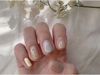 ネイル アトリエ フイユ イセサキ(Nail atelier Feuill isesaki)の写真/お洒落な絶妙ニュアンスネイルが人気◎センスの良いスタッフが貴女の理想の手元を実現！人気の本格サロン☆