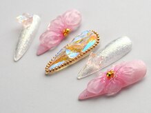 ネイルサロン ハナアオヤマ 梅田店(Nail Salon Hana Aoyama)/クリアフラワー