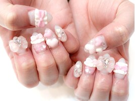スカルプ付け放題☆お姫様ネイル