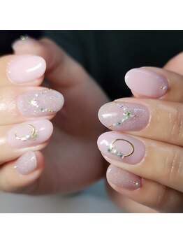 ネイルアート エクリ(Nail Art:Ecrit)/【ワイヤージュエリーネイル】