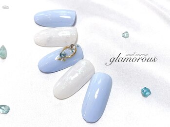 ネイルグラマラス 西新井店/《パラジェル》冬シンプルnail