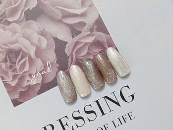 ワイネイル(Y.nail)/シンプルコースデザイン