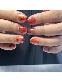 プリュネ(Prune)/インクネイル/パープル/オレンジ