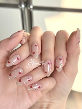 スウィートネイル(Sweet nail)の写真/実力派ネイリストが心を込めた上品な魅力溢れる指先に仕上げます。人と被りたくない、個性が欲しい方にも◎