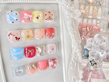 ティティポム(TiTi pomme)/フット★親指ビジュー定額