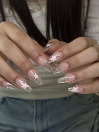 mirror gradation × star art