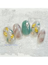 ネイルサロン クイル(QUILL)/３月くすみカラー（３）