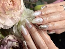 サロンドフォーエイチ(salon de 4H)/雪の結晶で一気に冬ネイル！