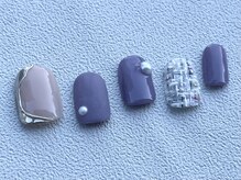カラ ネイル 中津店(calla nail)/ツイード柄