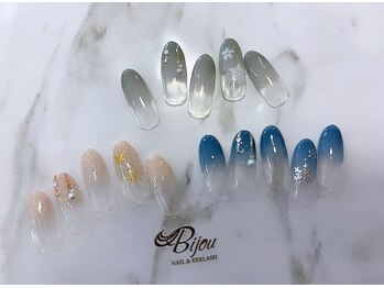 ネイルアンドアイラッシュ ビジュ(Bijou)/☆1月キャンペーンネイル☆