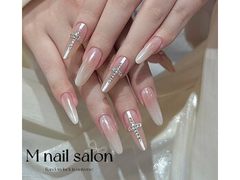 Mネイル/ミラー・オーロラグラデーション