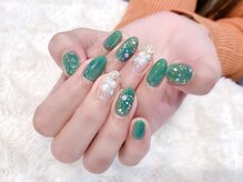 ラルネイル 大宮(Lull. nail)/#キラキラ#パール#ニュアンス
