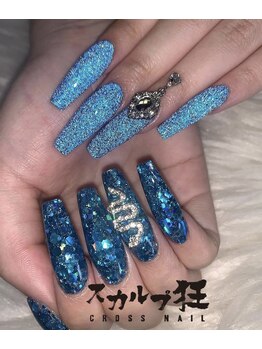 クロスネイル(CROSS nail)/ブルーフラッシュネイル