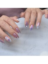 エンズネイル(O’s nail)/紫陽花ネイル
