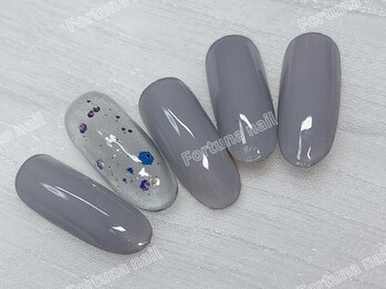 フォルトゥーナ 神田(Fortuna)/シンプルクリスマスネイル