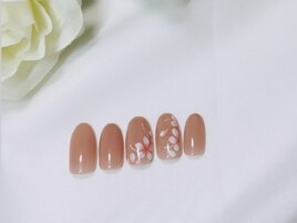 手描きフラワーネイル（サンプル