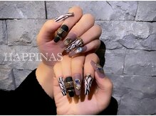 ハピナス(HAPPINAS)/マットネイルデザイン