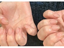 ネイルアンドアイラッシュスタジオ シュシュ(chouchou)/フレンチベース有シンプル大人