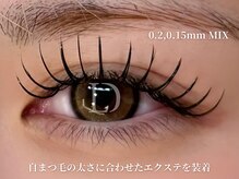 ラドンナ(LA DONNA)/太さを選べるエクステ