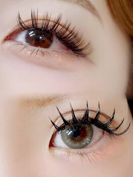 シェリ(Cheri)の写真/☆新技法☆【＆healthyエクステパーマ】ナチュラル盛り/【LEDエクステ導入キャンペーン】フラットラッシュ