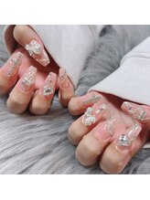 u.Neek【ユニーク】長さだし/スカルプ/定額/持ち込み/海外風/ベイビーブーマー/【スカルプ】オーダーデザイン