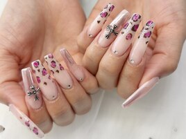 スカルプ/ロングネイル/長さ出し