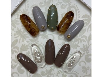 ティーエヌ 本厚木店/秋ネイル☆6500円【7150円税込】