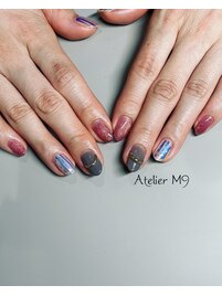 ワンポイントリングネイル