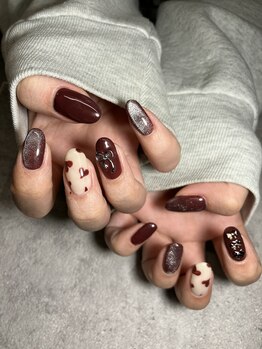 ラインドット(Lain.)/クリスマスネイル