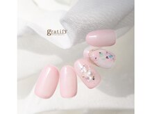 グラティフィー なかもず店(gratify)/ちゅるんピンクネイル